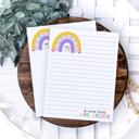  Personalized Teacher Notepad | School Rainbow Notepad | Teacher Gift