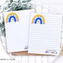  Personalized Teacher Notepad | School Rainbow Notepad | Teacher Gift | FREE SHIPPING