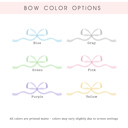  Personalized Coquette Bow Notepad