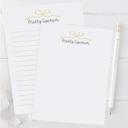  Personalized Coquette Bow Notepad
