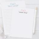  Personalized Coquette Bow Notepad
