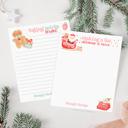  Personalized Christmas Notepad | Fun Bright Holiday List Pad | Custom Christmas Gift | Stocking Stuffer | Teacher Gift | Festive Stationery
