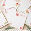  Personalized Christmas Notepad | Fun Bright Holiday List Pad | Custom Christmas Gift | Stocking Stuffer | Teacher Gift | Festive Stationery