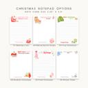  Personalized Christmas Notepad | Fun Bright Holiday List Pad | Custom Christmas Gift | Stocking Stuffer | Teacher Gift | Festive Stationery