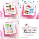  Personalized Christmas Gift Sticker Labels | Set of 24 | FREE SHIPPING