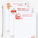  Personalized Christmas Notepad | Fun Bright Holiday List Pad | Custom Christmas Gift | Stocking Stuffer | Teacher Gift | Festive Stationery