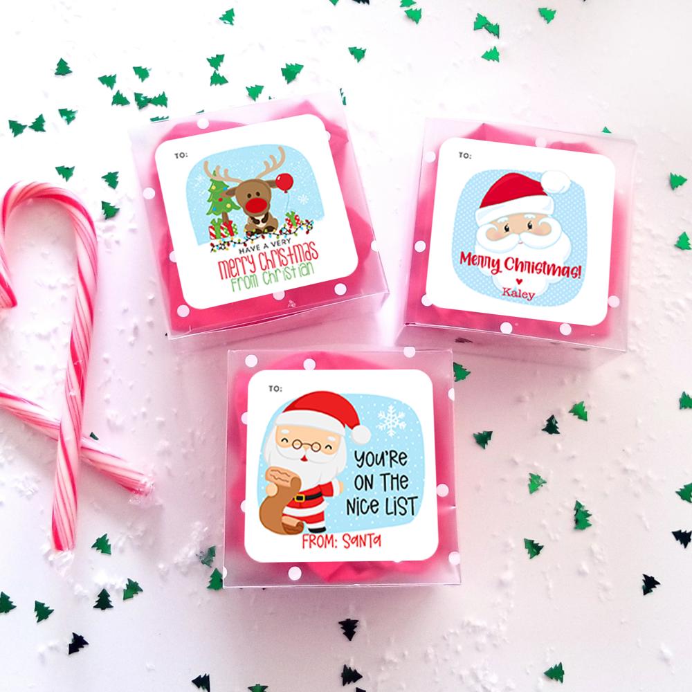 Personalized Christmas Gift Sticker Labels | Set of 24 | FREE SHIPPING