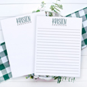  Personalized Trendy Fall Notepad | Great Stocking Stuffer