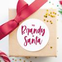  Modern From Santa Christmas Gift Labels | Set of 24 | FREE SHIPPING