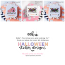  Personalized Halloween Stickers | Set of 24