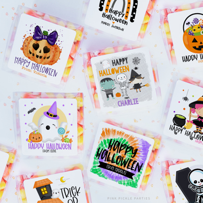 Personalized Halloween Stickers | Set of 24
