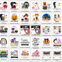  Personalized Halloween Stickers | Set of 24