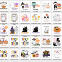  Personalized Halloween Stickers | Set of 24