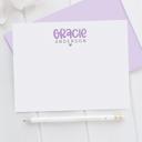  Personalized Heart Note Card Stationery | Set of 12 | FREE SHIPPING