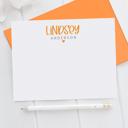  Personalized Heart Note Card Stationery | Set of 12 | FREE SHIPPING