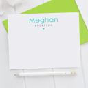  Personalized Heart Note Card Stationery | Set of 12 | FREE SHIPPING