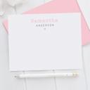  Personalized Heart Note Card Stationery | Set of 12
