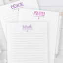  Personalized Heart Notepads