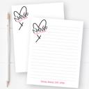  Personalized Nurse Notepad | Nurse Heart Stationery | Nurse Appreciation Week Gift 