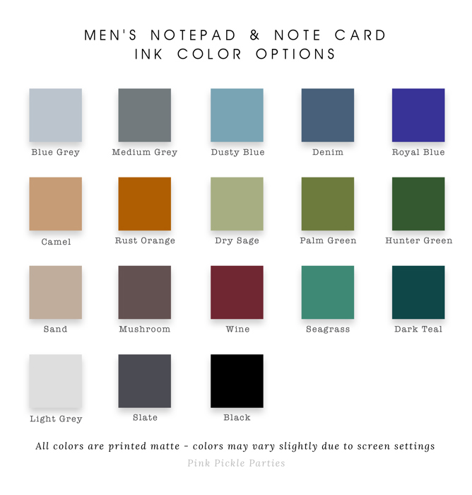Personalized Notepads for Men | Professional Notepad | Father’s Day Gift | Office Notepad