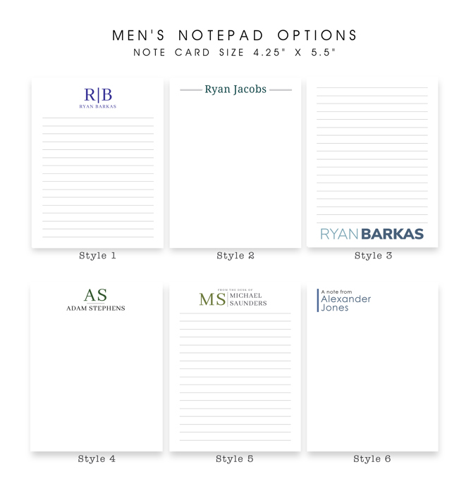 Personalized Notepads for Men | Professional Notepad | Father’s Day Gift | Office Notepad