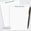  Personalized Notepads for Men | Professional Notepad | Father’s Day Gift | Office Notepad