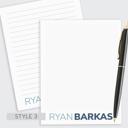  Personalized Notepads for Men | Professional Notepad | Father’s Day Gift | Office Notepad