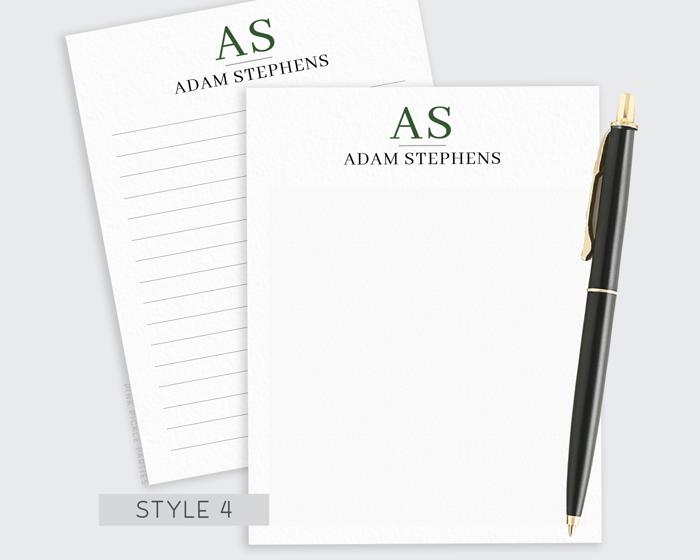 Personalized Notepads for Men | Professional Notepad | Father’s Day Gift | Office Notepad