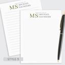  Personalized Notepads for Men | Professional Notepad | Father’s Day Gift | Office Notepad