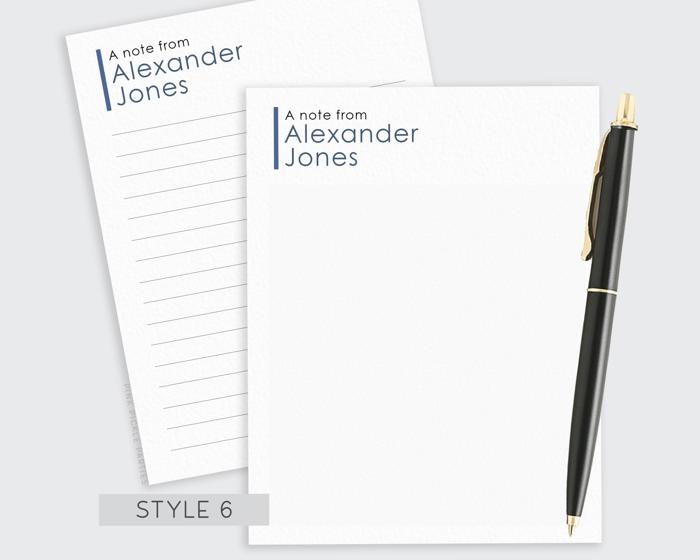 Personalized Notepads for Men | Professional Notepad | Father’s Day Gift | Office Notepad