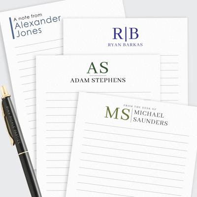 Personalized Notepads for Men | Professional Notepad | Father’s Day Gift | Office Notepad