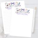  Personalized Nurse Notepad | Nurse Stationery | Nurse Appreciation Week Gift 