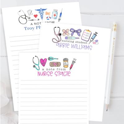 Personalized Nurse Notepad | Nurse Stationery | Nurse Appreciation Week Gift 