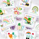  St. Patrick's Day Stickers | Personalized Classroom Party Stickers