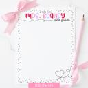  Teacher Valentine's Day Notepad | Valentine Stationery Teacher Gift