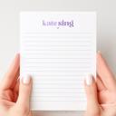  Personalized Two Tone Notepad | Great Stocking Stuffer