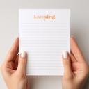  Personalized Two Tone Notepad | Great Stocking Stuffer