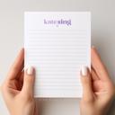  Personalized Two Tone Notepad | Great Stocking Stuffer