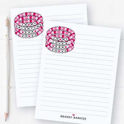 Personalized In My Valentine Era Notepad | Valentine's Day Gift