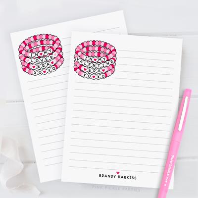 Personalized In My Valentine Era Notepad | Valentine's Day Gift