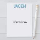  Shadow Name Personalized Notepad