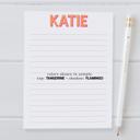  Shadow Name Personalized Notepad