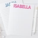  Shadow Name Personalized Notepad