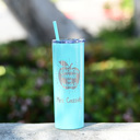 Mint with Name Added Teachers Change World Tumbler Gift