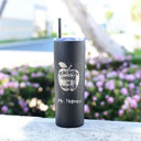 Black with Name Added Teachers Change World Tumbler Gift