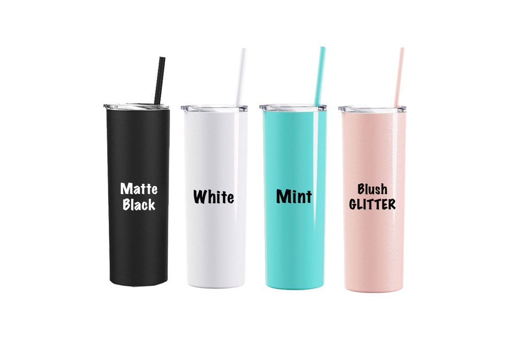 Personalized Military Stencil Font Stainless Steel Tumbler