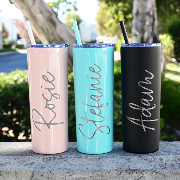 Personalized Signature Stainless Steel Tumbler Gift