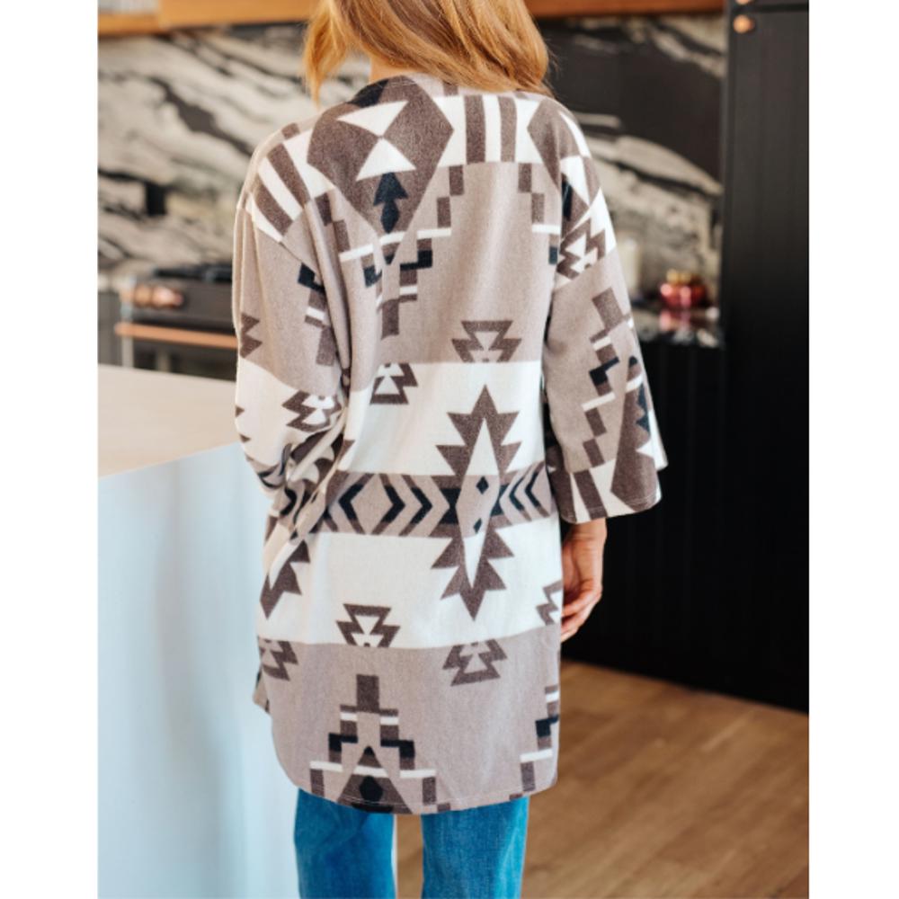 Aztec Blanket Kimono