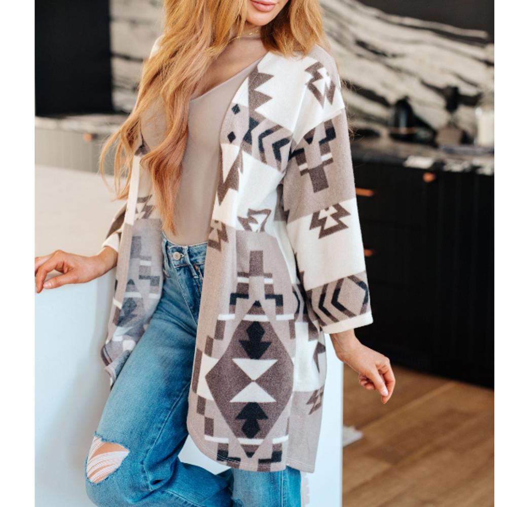 Aztec Blanket Kimono