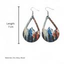  Wooden Autumn Earrings 2